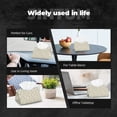 thumbnail image 7 of Pofeuu Cute Rabbit Print Tissue Box Cover, Modern Decorative PU Leather Rectangular Tissue Box Case Organizer Holder for Vanity Countertop, Night Stands, Livingroom, 7 of 7