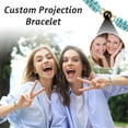 thumbnail image 3 of Personalised Photo Projection Bracelet W/ Custom Picture Inside Memorial GUK, 3 of 9