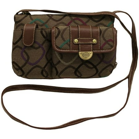 George Women's Mini Handbag, Latte Multi-Color