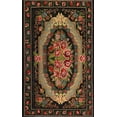 thumbnail image 1 of Ahgly Company Machine Washable Indoor Rectangle Traditional Night Red Area Rugs, 7' x 10', 1 of 7