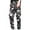 White, variant on Fesfesfes Men's Cargo Pants Fall Camouflage Plus Size Trousers Loose Feet Pants