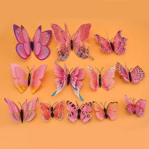 Butterfly Bohemian Hair Accessories - 12 Piece Sets
