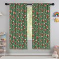 thumbnail image 5 of Football Silhouette Green Pattern Insulated Teens Curtains Set Of 2, Bedroom Essentials, Toddler Room Decor 42"x63", 5 of 5