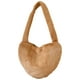 thumbnail image 1 of Bolso bandolera con forma de corazón para mujer, bolso de hombro portátil de felpa, bolso decorativo, 1 of 6
