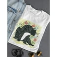 thumbnail image 3 of Floral Forester Iii T-Shirt Women -Grace Popp Designs, Female Large, 3 of 4