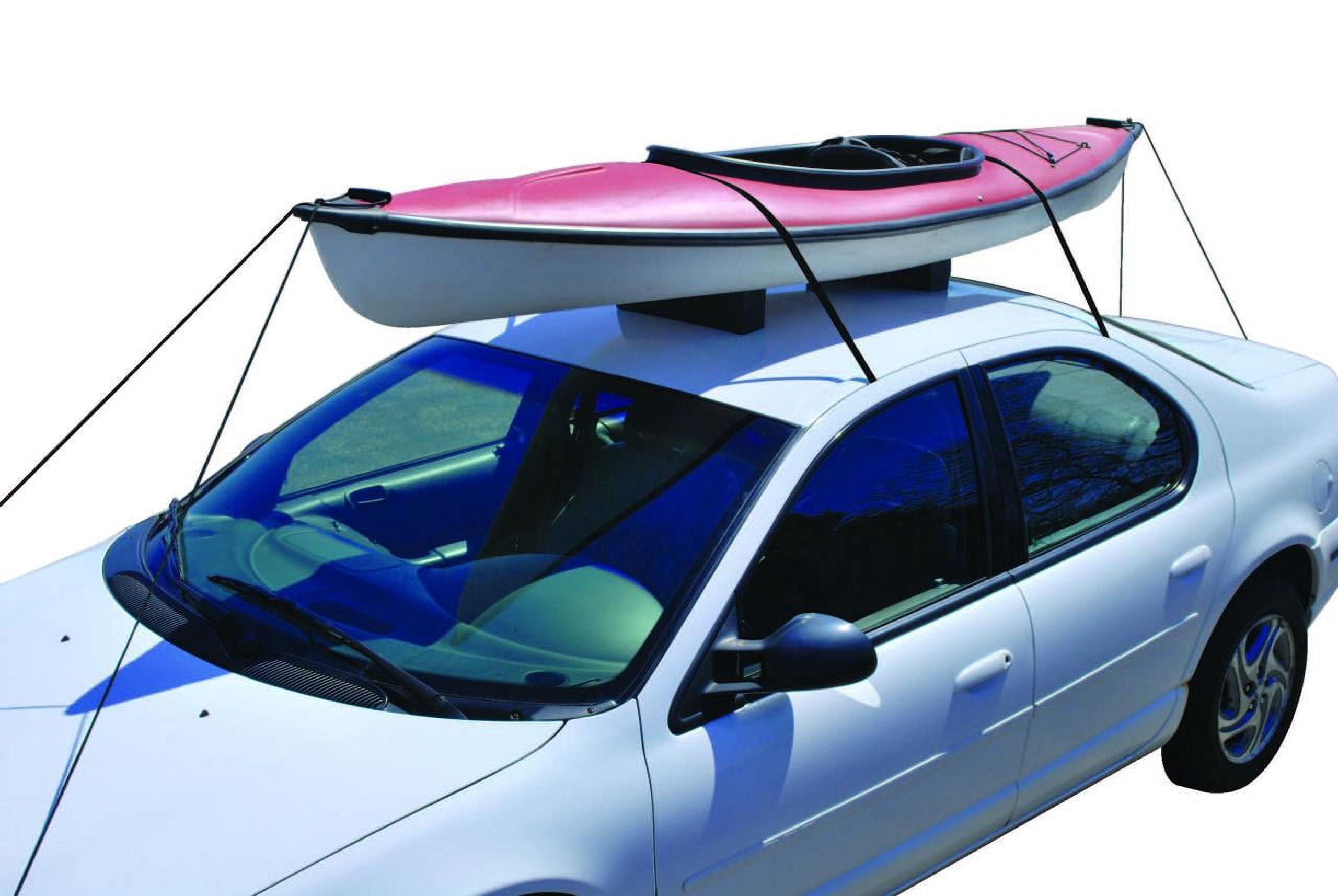 17" Black and Gray Multipurpose Attwood Kayak Car-Top Carrier Kit