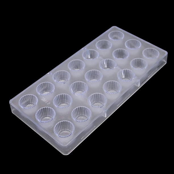 Molde de chocolate para decoración de postres, de plástico transparente, para hornear, cupcakes, galletas, 13 Jumpingount HA003626-13