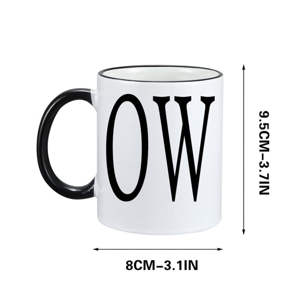Pisexur Batería de cocina Preciosa taza de café personalizada, texto personalizado, regalos de cumpleaños, regalos para Navidad, cumpleaños, familia, feliz Navidad, D para la cocina del hogar