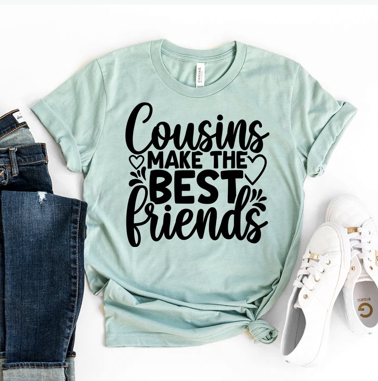 Family Shirts Gifts For Cousins Gift Graphic Tees Best Cousin Ever T-Shirt Sweatshirt Mens Tank Top Womens