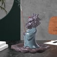 thumbnail image 1 of Incensario de dragón, soporte para varillas de incienso, escritorio de regalo, quemador de incienso, estatua de cerámica, estatuilla para año Nuevo,, 1 of 8