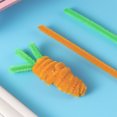 thumbnail image 3 of HAMPPLIES 100Pack Chenille Stems Pipe Assorted Color Diy Craft Material For Kids Birthday Party Supplies, 3 of 7