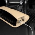 thumbnail image 2 of Caja Organizadora para Espacio Asiento Coche Bolsillo Almacenamiento Interior Cuero (Beige) 2 Uds., 2 of 6