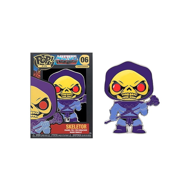 ¡Funko Pop! Pins: Maestros del Universo - Esqueletor con Resplandor en la Oscuridad Ojos M Funko POP