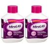 (2 pack) (2 Pack) MiraLAX Polyethylene Glycol 3350 Powder Laxative, 17.9 Oz, 30 Dose