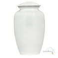 thumbnail image 2 of Eternal Harmony Cremation Urn for Human Ashes | Memorial Urn Carefully Handcrafted with Elegant Finishes to Honor Your Loved One | Elegant and Affordable Urn Large Size with Velvet Bag (Pearl), 2 of 5