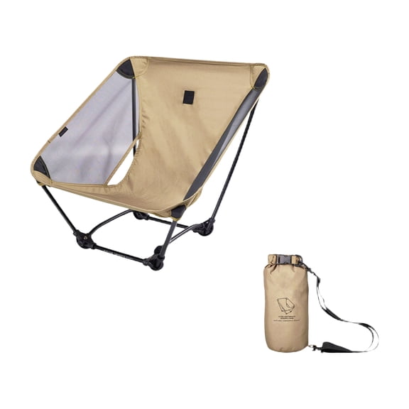 Aluminum Frame Moons Chair With Breathable Fabric Seat Folding Camping Chair For Outdoor Hiking Fishing Use