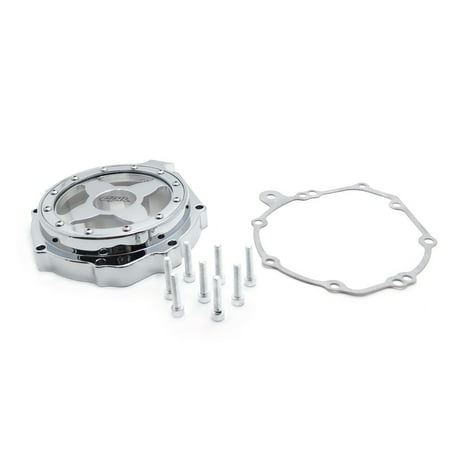 Side Stator Cover - HTT- Engine Stator Cover See Through For Honda 04-07 CBR1000RR/ 04-14 CB 1000RR Chrome