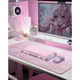 thumbnail image 3 of Mouse pad gamer grande GravaStar 80 x 40 cm rosa, 3 of 5