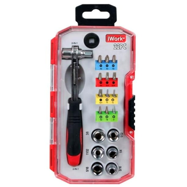 Olympia Tool 76 508 N12 Olympia Tool 76 508 N12 22 Piece 2 In 1 Ratchet Driver Set Walmart Com Walmart Com