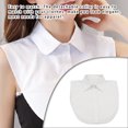 thumbnail image 4 of Decodeary Detachable False Collar Alt Clothing Sweater Versatile Half Shirts Round Collars for Apparel Clothes Accessories, 4 of 6