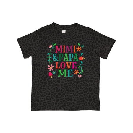 

Inktastic Mimi and Papa Love Me Gift Toddler Toddler Girl T-Shirt