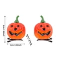 thumbnail image 3 of Creative Smiling Pumpkin Hairs Barrettes Halloween Hair Clips Halloween Hair Accessories Pumpkins Hairpins for Kid Adult, 3 of 9