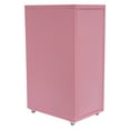 thumbnail image 5 of Metal File Storage Cabinet, Storage Cabinet Pink 5-Drawer Storage Cabinet with Wheels, 5 of 25