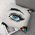 thumbnail image 7 of nygtbtfer Pillow Case Blue Eyes and Lashes Square Cushion Covers Throw Pillow Cover for Couch Sofa Home Bedroom Living Room Decorative Blue White, 7 of 7