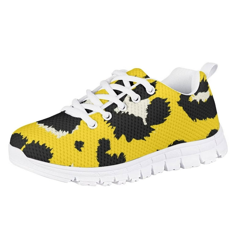 Girls yellow tennis shoes sale