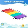 thumbnail image 2 of New Bounce Tumbling Mat for Kids - Gymnastics Mat - Folding Exercise Tumble Mat for Home Gyms, 2 of 7