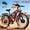 6000W 50MPH 60V 20Ah Red, variant on PUJH 26 Inch Fat Tire Electric Dirt Bike for Adults 6000W Dual Motor 60V 20Ah 50 mph 35-100 miles 200Nm 40 Degree Full Suspension Hydraulic Brake