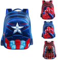thumbnail image 2 of Hot Capitán América Niños Niñas Niños Kindergarten Mochilas escolares Adolescente Niños Spiderman Mochilas escolares Mochila para estudiantes Gao Jinjia LED, 2 of 2