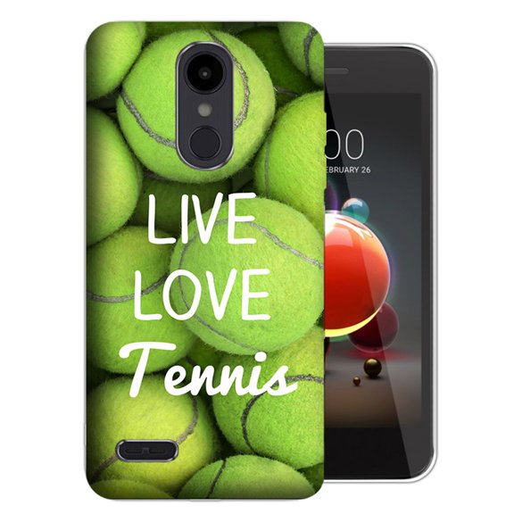 MUNDAZE LG Stylo 5 Love Tennis Design Phone Case Cover