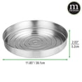 thumbnail image 2 of mDesign Lazy Susan Metal Turntable 12" Spinner, Kitchen Organization - Chrome, 2 of 6