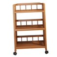 thumbnail image 4 of DOLITY Bamboo Corner Shelf 3 Tier Storage Cabinet Low Bedside Table Corner Shelf Corner 35cmx30cmx75cm, 4 of 9