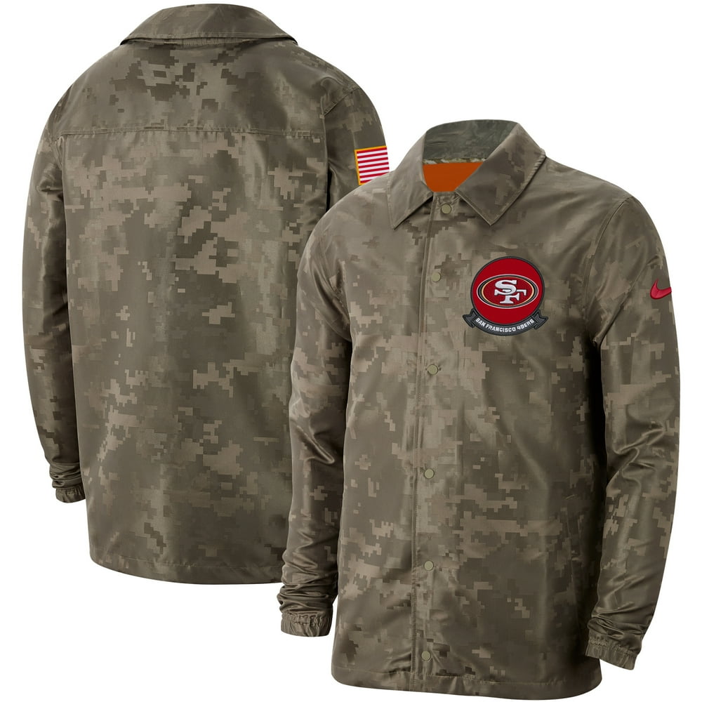 San Francisco 49ers Nike 2019 Salute to Service Sideline FullSnap