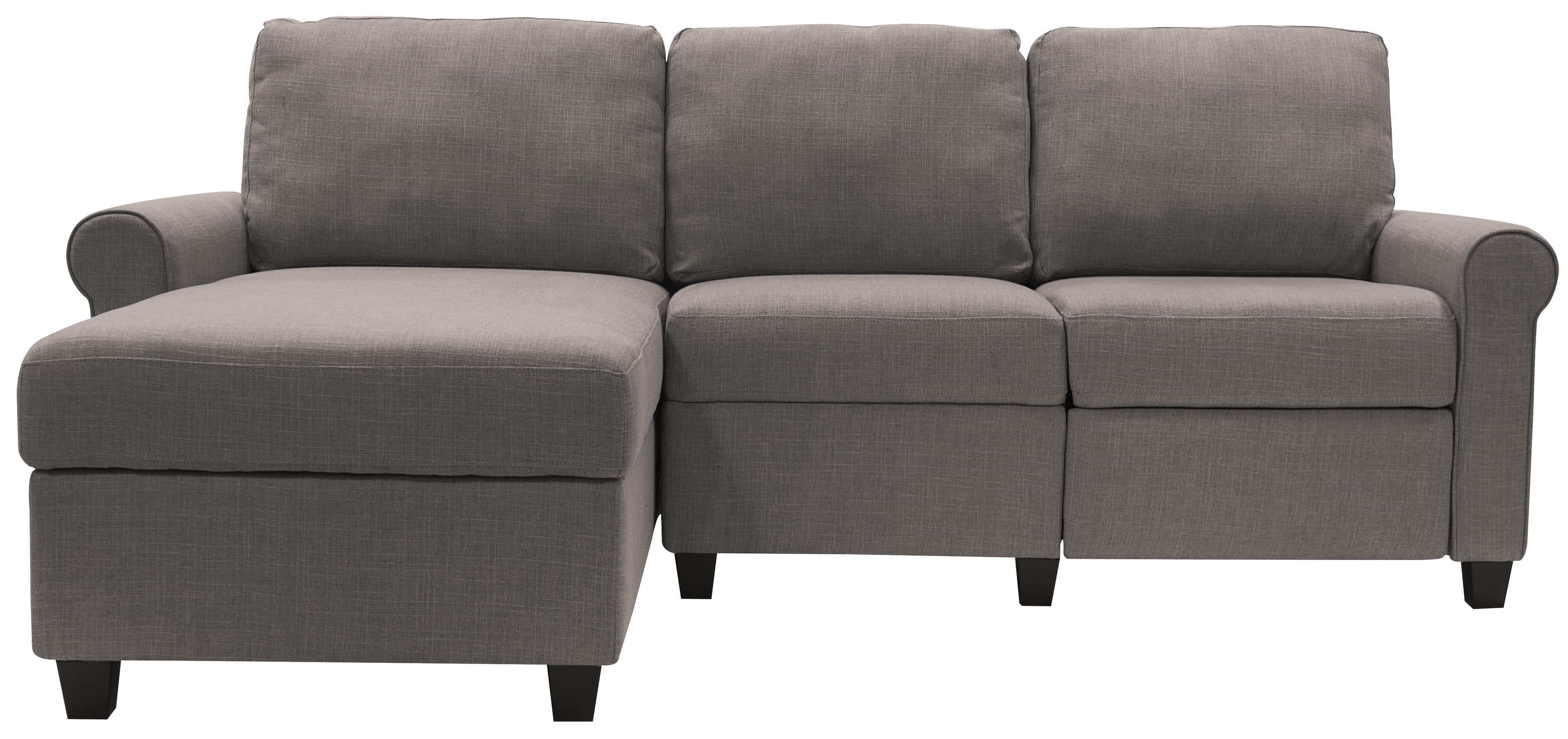 Serta Copenhagen Reclining Sectional with Left Storage Chaise - Gray
