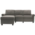 thumbnail image 6 of Serta Copenhagen Reclining Sectional with Left Storage Chaise - Gray, 6 of 9