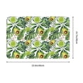 thumbnail image 3 of Uemuo Green Tropical Printed Door Mat Indoor Doormat 16"x24",Front Back Door Mats Non Slip Entrance Rugs,Inside Doormats for Entryway, 3 of 9