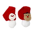 thumbnail image 2 of Bufanda navideña tejida para mascotas, disfraz navideño, mini bufanda de animal para mascotas, Navidad S, 2 of 9