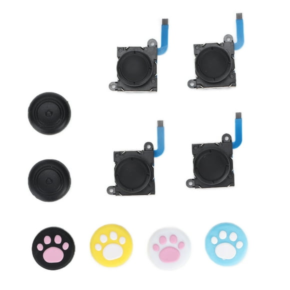 Kit de reemplazo de joystick QM2107101 Reemplazo de joystick con tapas de joystick para Switch para consola Switch Lite Joycon