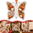 thumbnail image 2 of Christmas Cash Gift Butterfly Ornament Money Holder for Tree Decorations,Butterfly-Shaped Displays Rolled Cash,Festive Hanging Keepsake for Trees, Giving and Seasonal Holiday Decor,Z-E, 2 of 9