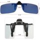 thumbnail image 4 of Clip-on solglasögon 2-pack, polariserade linser passar över receptglasögon, fällbara ramlösa myopi närsynta solglasögon för män kvinnor, 4 of 5