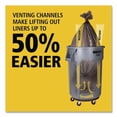 thumbnail image 5 of Vented Round Brute Container, 32 gal, Plastic, Blue | Bundle of 2, 5 of 9