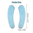 thumbnail image 4 of 2 Par Inodoro Asiento Cubierta Cojín, Cálido Inodoro Asiento Cojín, Azul Marrón, 4 of 7