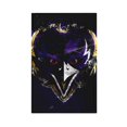 thumbnail image 1 of Panel de interruptores de pared con marco romano de cuero individual Ravens Switching Lights, interruptor de luz individual, doble o con tirador, 1 of 8