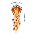 thumbnail image 3 of Elegant Halloween Cascade Wall Light, Pumpkin &Maple Leaf Style Halloween Wall Hanging Decor with Gothic Design LED Lighted Wall Ornament for Fireplace Entryway Halloween Decor, 3 of 3