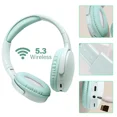 thumbnail image 2 of KNACK- Wireless Bluetooth Headphones Super Bass Foldable Stereo Earphones Mic Headsets, 2 of 6