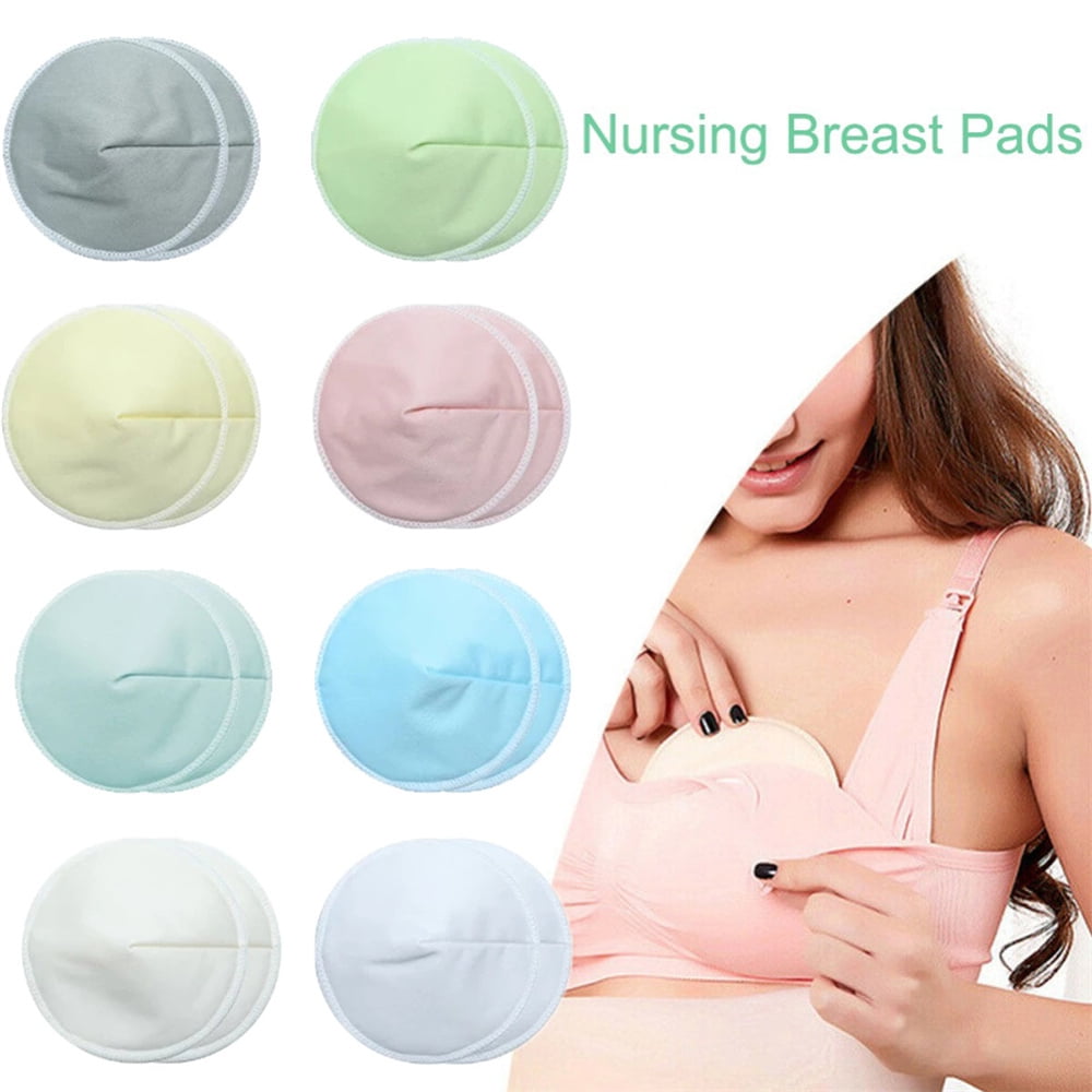 8Pairs Bamboo Nursing Pads Washable Breast Milk Pad Nipple