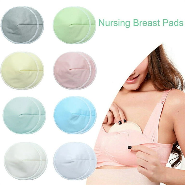 8Pairs Bamboo Nursing Pads Washable Breast Milk Pad Nipple Breastfeeding  Pads Reusable Maternity Cotton Pads Mat for Baby Feed